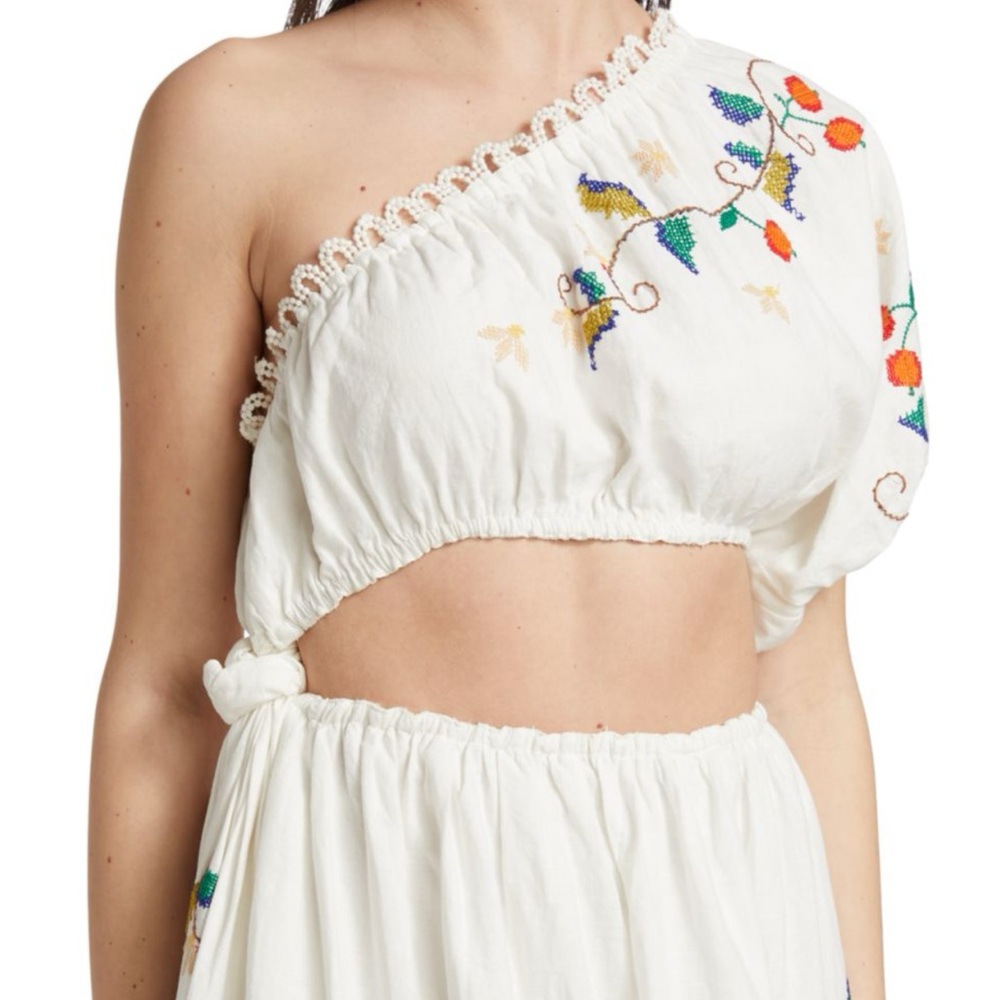 FARM RIO Pitanga one shoulder cut-out maxi dress - Picture 4 of 15